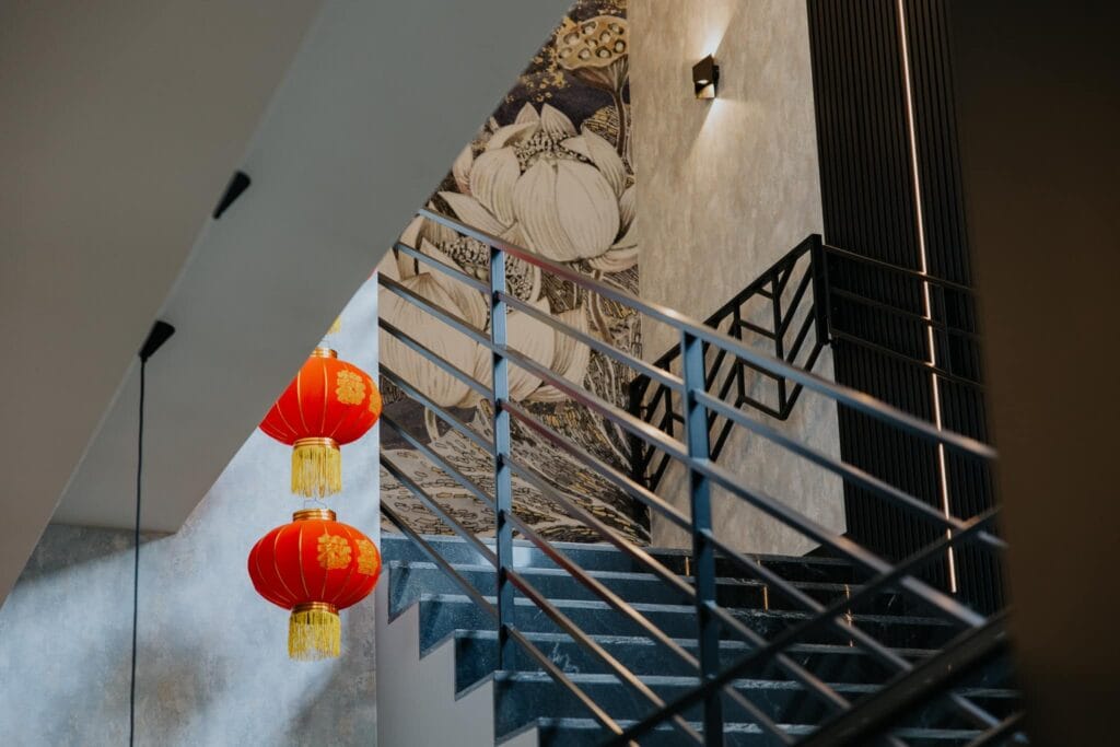 Wnętrze restauracji Saigon House.