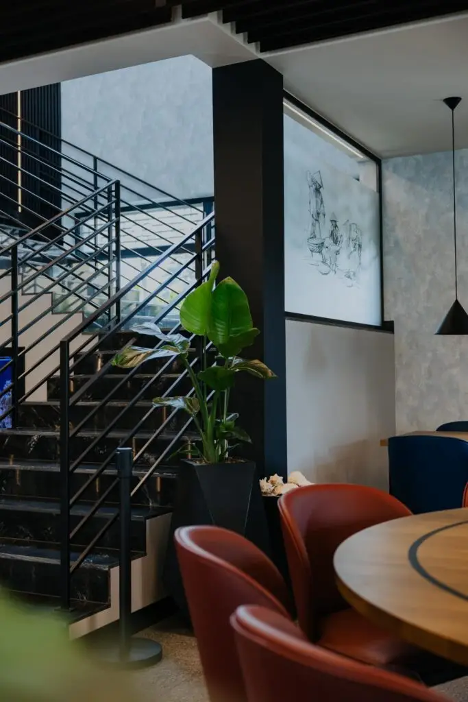 Wnętrze restauracji Saigon House.